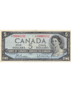 Canada 5 dollars 1954