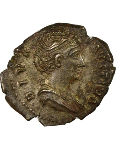 Rome Empire Faustine Mère Cérès 1 denier Argent 147-150 R Rome