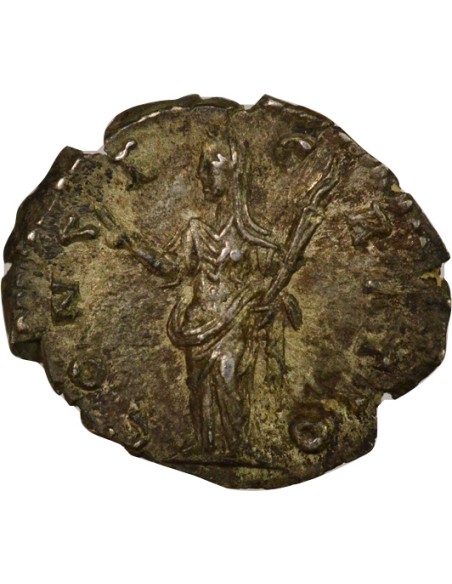 Rome Empire Faustine Mère Cérès 1 denier Argent 147-150 R Rome