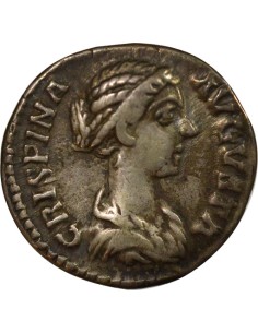 Rome Empire Crispine Autel 1 denier Argent 180-183 R Rome 2