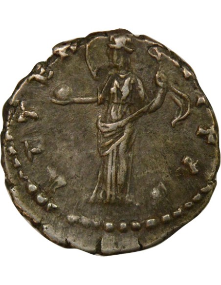 Rome Empire Faustine Mère Urania 1 denier Argent 147-150 R Rome