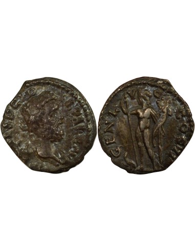 Rome Empire Clodius Albinus Génie 1 denier Billon 196-197 D Lyon