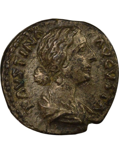 Rome Empire Faustine Jeune Hilaritas 1 denier Argent 161-164 R Rome