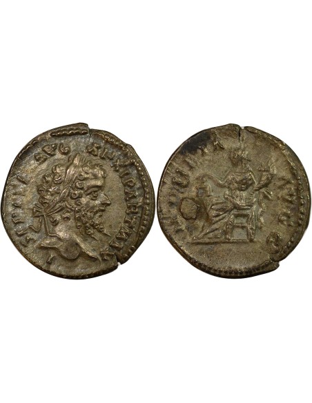 Rome Empire Septime Sévère Moneta 1 denier Argent 198-202 Laodicea ad Mare