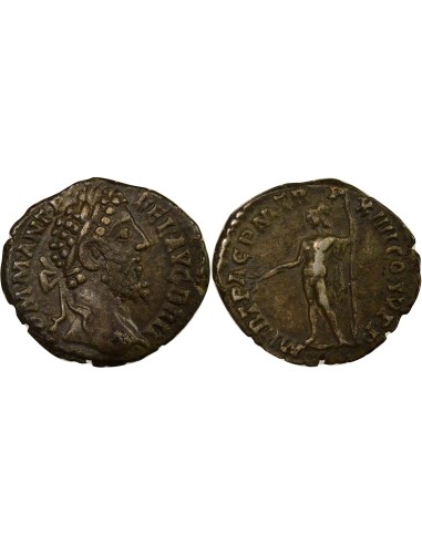 Rome Empire Commode Mars debout 1 denier Argent 189 R Rome