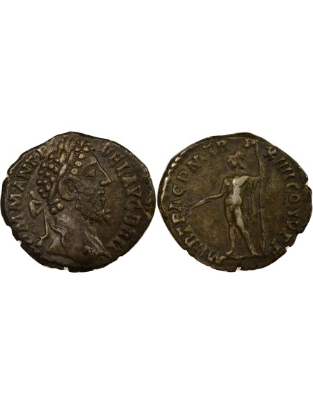 Rome Empire Commode Mars debout 1 denier Argent 189 R Rome