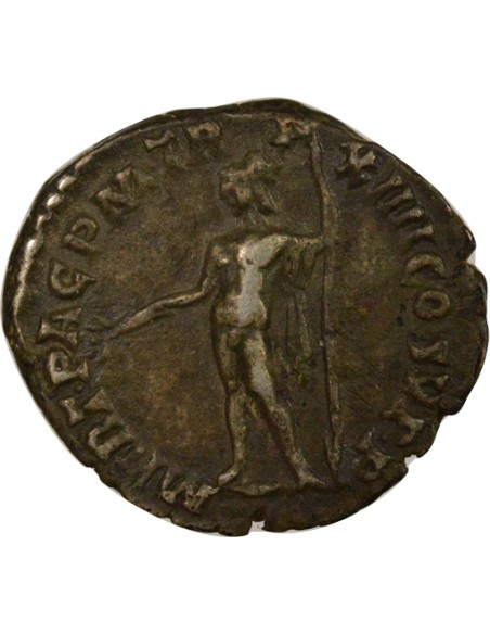 Rome Empire Commode Mars debout 1 denier Argent 189 R Rome