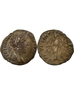 Rome Empire Commode Aequitas debout 1 denier Argent 181 R Rome