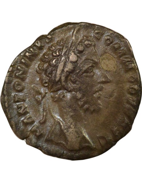 Rome Empire Commode Aequitas debout 1 denier Argent 181 R Rome