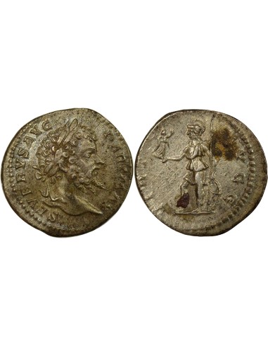 Rome Empire Septime Sévère Virtus 1 denier Argent 200 R Rome