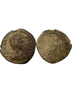 Rome Empire Julia Domna Pudicitia 1 denier Argent 211 R Rome