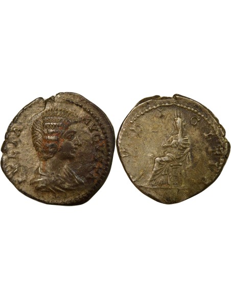 Rome Empire Julia Domna Pudicitia 1 denier Argent 211 R Rome