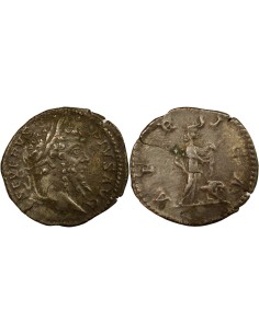 Rome Empire Septime Sévère L'Afrique 1 denier Argent 207 R Rome