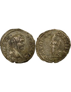 Rome Empire Septime Sévère L'Afrique 1 denier Argent 207 R Rome