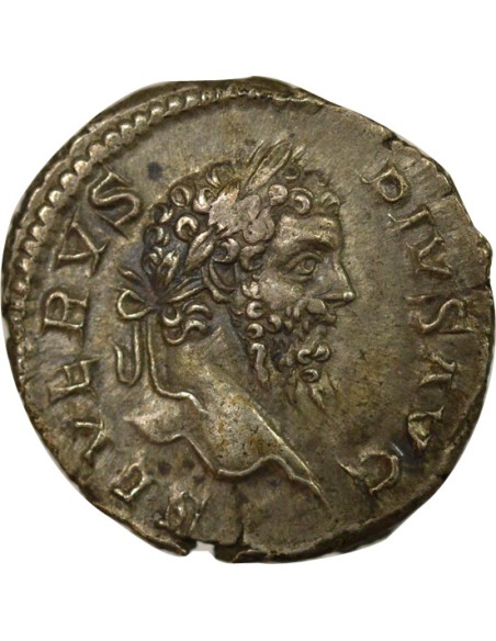 Rome Empire Septime Sévère L'Afrique 1 denier Argent 207 R Rome
