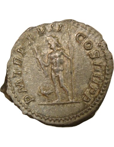 Rome Empire Caracalla Jupiter 1 denier Billon 214 R Rome