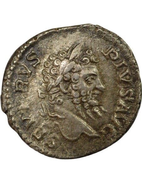 Rome Empire Septime Sévère Neptune 1 denier Argent 209 R Rome
