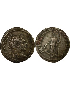 Rome Empire Caracalla Providentia 1 denier Billon 213 R Rome