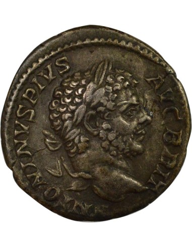 Rome Empire Caracalla Providentia 1 denier Billon 213 R Rome