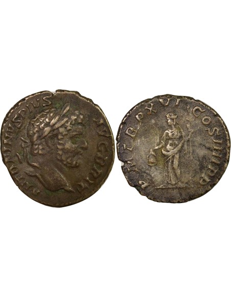 Rome Empire Caracalla Virtus 1 denier Argent 210 R Rome