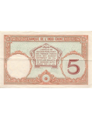 Nle Calédonie 5 francs 1926