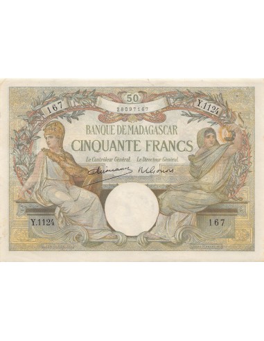Madagascar 50 francs 1947