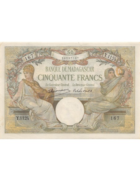 Madagascar 50 francs 1947