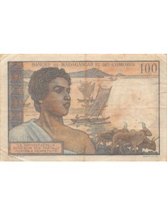 Madagascar 100 francs 1950 2