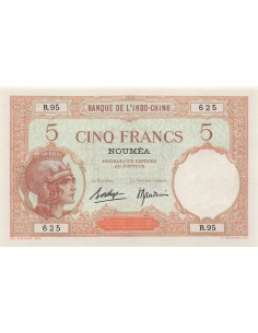 Nle Calédonie 5 francs 1926