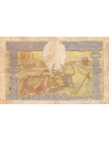 Madagascar 100 francs 1928