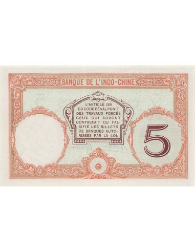 Nle Calédonie 5 francs 1926