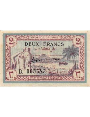 Tunisie 2 francs 1943