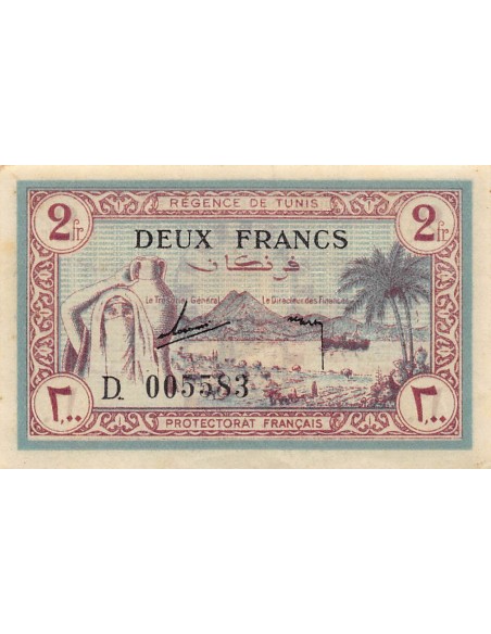 Tunisie 2 francs 1943