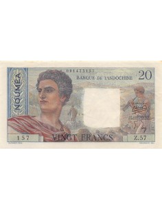 Nle Calédonie 20 francs 1954
