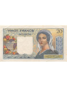 Nle Calédonie 20 francs 1954 2