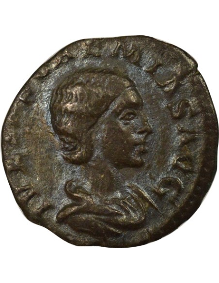 Rome Empire Julia Soaemias Bassiana Vénus debout 1 denier Billon 220-222 R Rome