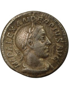 Rome Empire Alexandre Sévère Mars 1 denier Billon 232 R Rome 2