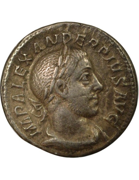Rome Empire Alexandre Sévère Mars 1 denier Billon 232 R Rome