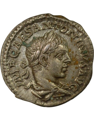 Rome Empire Elagabal Fides assise 1 denier Billon 219 R Rome