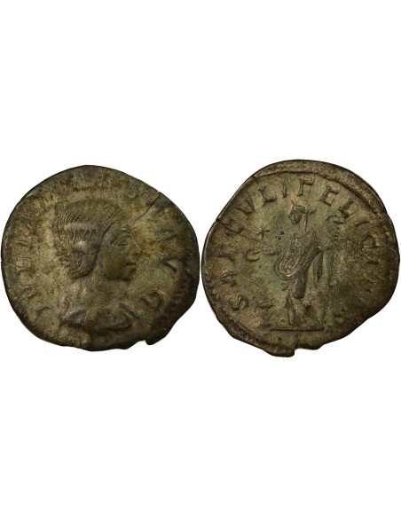 Rome Empire Julia Maesa Felicitas 1 denier Billon 220-222 R Rome