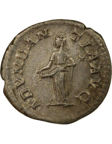 Rome Empire Elagabal Abundantia 1 denier Billon 220 R Rome