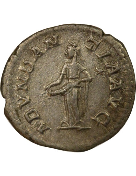 Rome Empire Elagabal Abundantia 1 denier Billon 220 R Rome