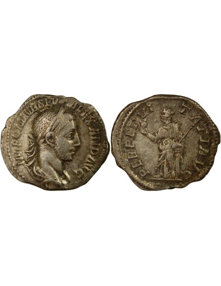 Rome Empire Alexandre Sévère A l’Immortalité 1 denier Billon 228 R Rome