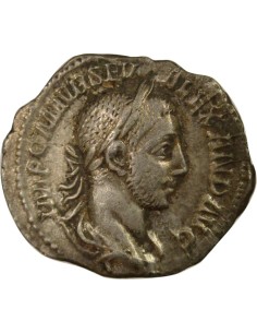 Rome Empire Alexandre Sévère A l’Immortalité 1 denier Billon 228 R Rome 2