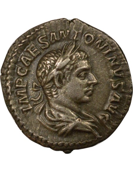 Rome Empire Elagabal Mars 1 denier Billon 219 R Rome