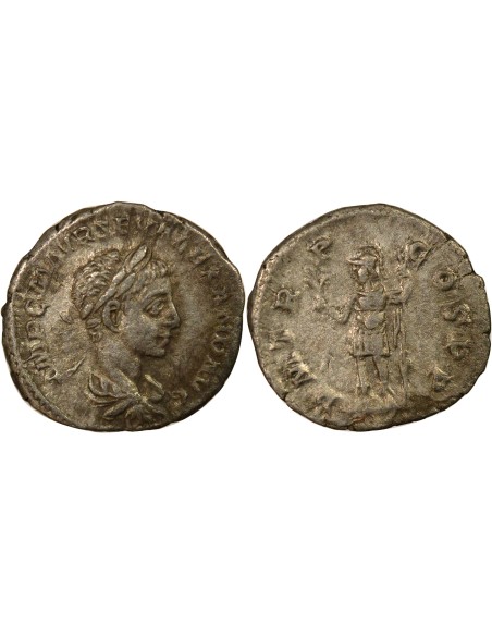 Rome Empire Alexandre Sévère Mars 1 denier Billon 222 R Rome