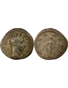 Rome Empire Alexandre Sévère Annona 1 denier Billon 226 R Rome