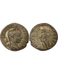 Rome Empire Alexandre Sévère Mars 1 denier Billon 223 R Rome