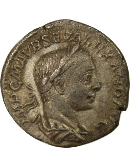 Rome Empire Alexandre Sévère Mars 1 denier Billon 223 R Rome