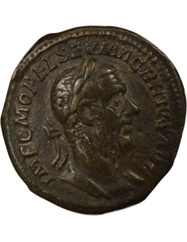 Rome Empire Macrin Securitas debout 1 denier Billon 217 R Rome